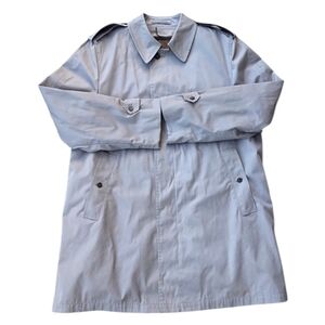 London Fog Men’s Trench Coat Size 42R Gray | 3M Thinsulate Insulated Classic Coa